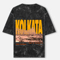 KOLKATA-Unisex Acid Washed Oversized Tee